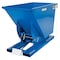 Vestil Steel Heavy Duty Self Dumping Hopper 3/4 Cubic Yard 6000 Lb. Capacity Blue D-75-HD - alternate 4